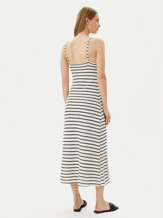 ONLY ONLY Poletna obleka Eva 15346296 Écru Regular Fit
