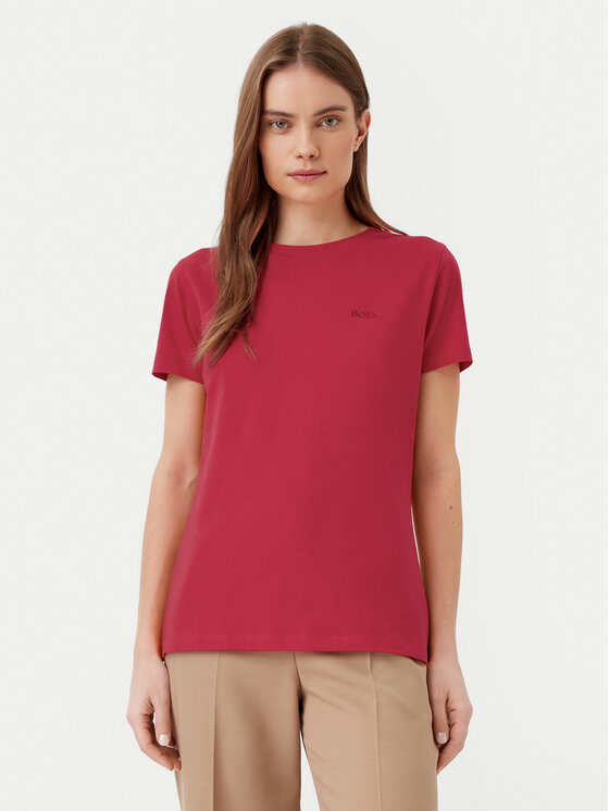 BOSS BOSS T-shirt C_Esogo_1 50506973 Ružičasta Slim Fit