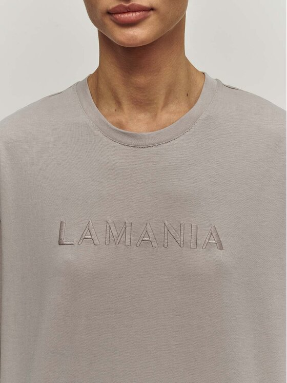 La Mania La Mania T-shirt LUCY 3 Beige Classic Fit