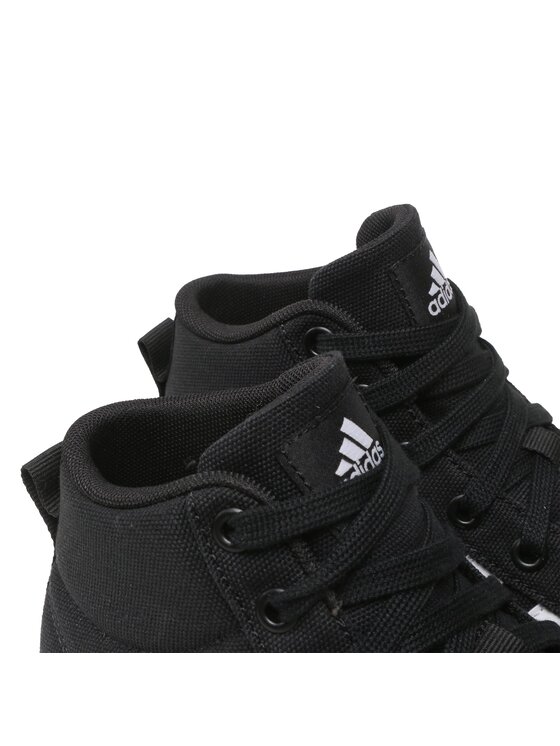 Adidas black mid tops best sale