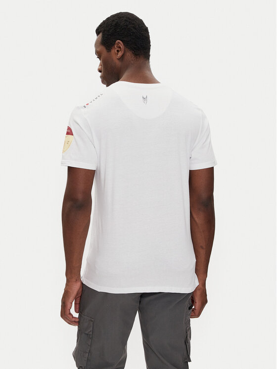 Brave Soul Brave Soul T-shirt MTS-149CAPITOL Bijela Regular Fit