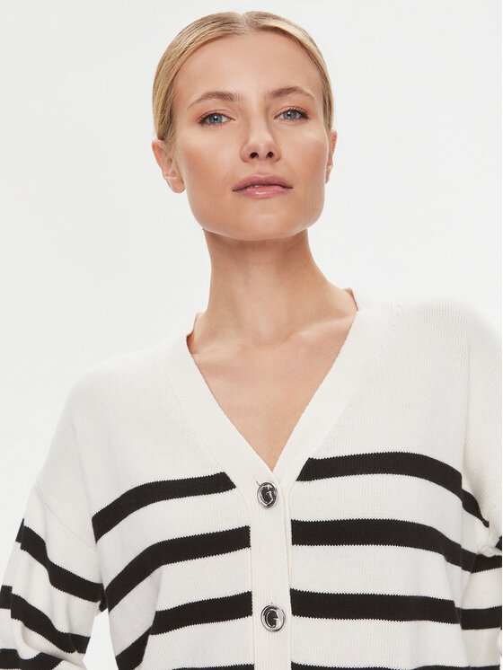 Guess Guess Kardigāns W4RR56 Z37L1 Écru Regular Fit