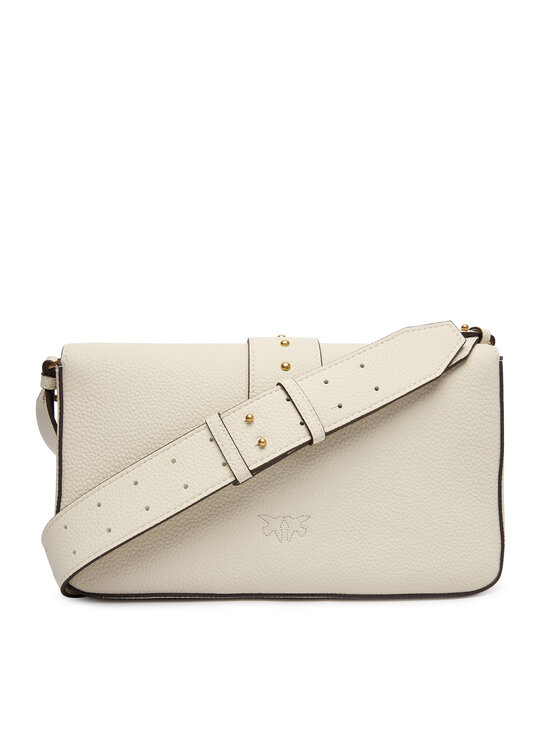 PINKO PINKO Handtasche Love One Classic Slouchy Fl PLTT 104524 A2OX Weiß