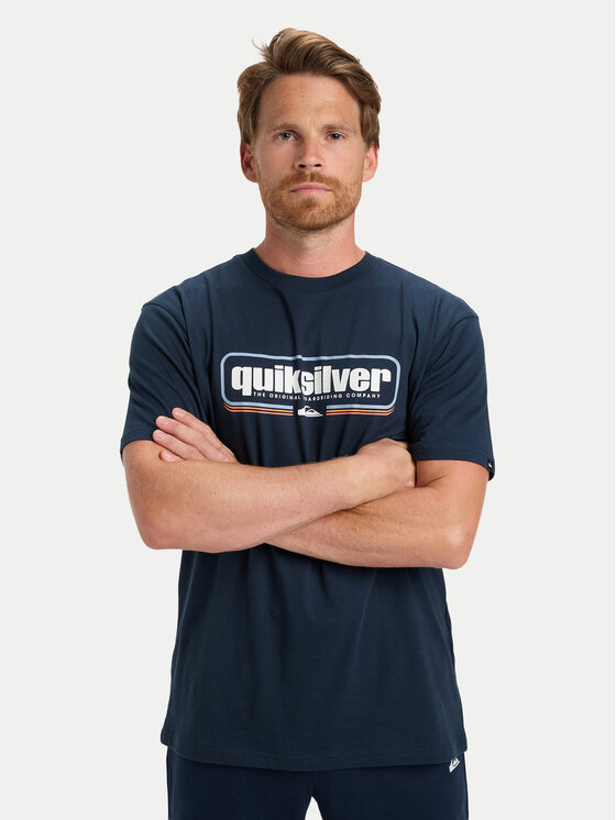 Quiksilver Quiksilver Тишърт EQYZT08179 Тъмносин Regular Fit
