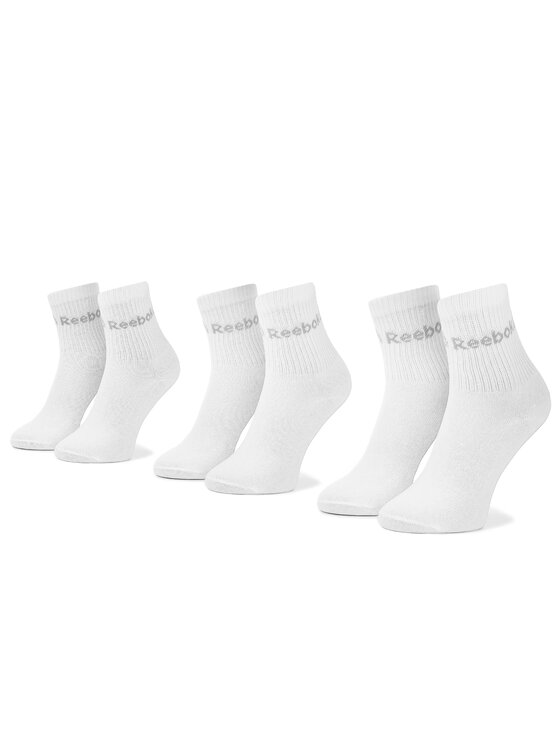 Reebok Calzini lunghi Act Core Crew Sock 3p DU2992 Bianco | Modivo.it