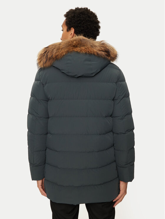 Hetregó Hetregó Kurtka puchowa Parker 8N436M Zielony Regular Fit