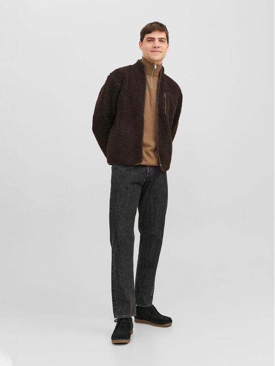 Jack&Jones Jack&Jones Džemper 12189339 Smeđa Regular Fit