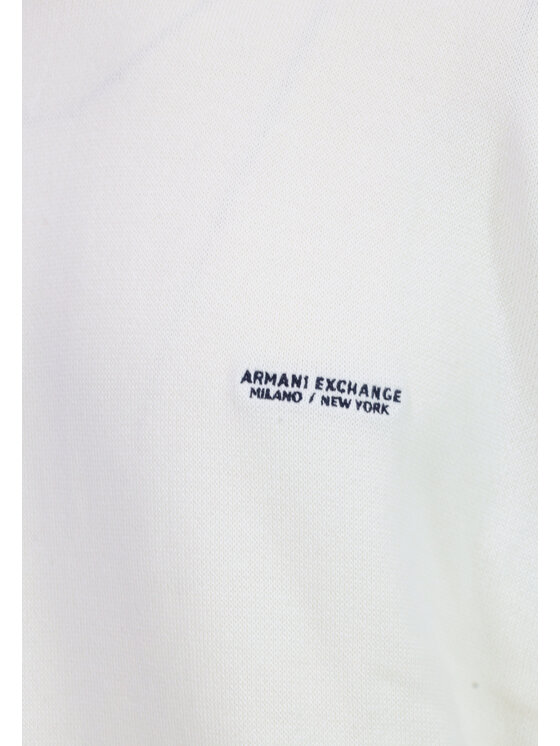 Armani Exchange Armani Exchange Sweter XM002722 AF11960 Biały Casual Fit