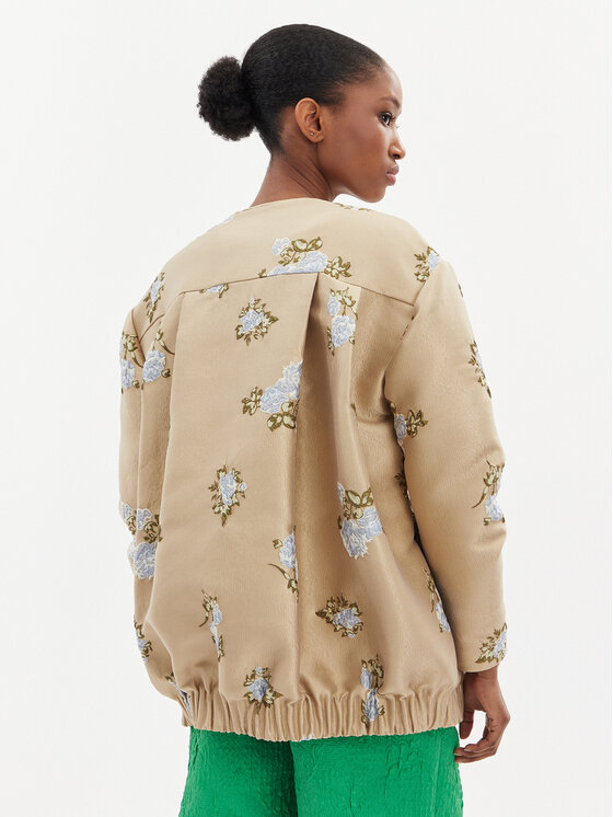 Custommade Custommade Kurtka przejściowa Filina 999442875 Złoty Oversize
