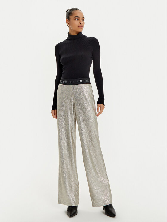 OUI OUI Hlače 88770 Zlatna Regular Fit