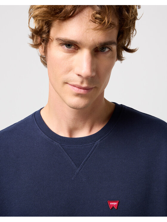 Wrangler Wrangler Felpa 112350534 Blu scuro Regular Fit