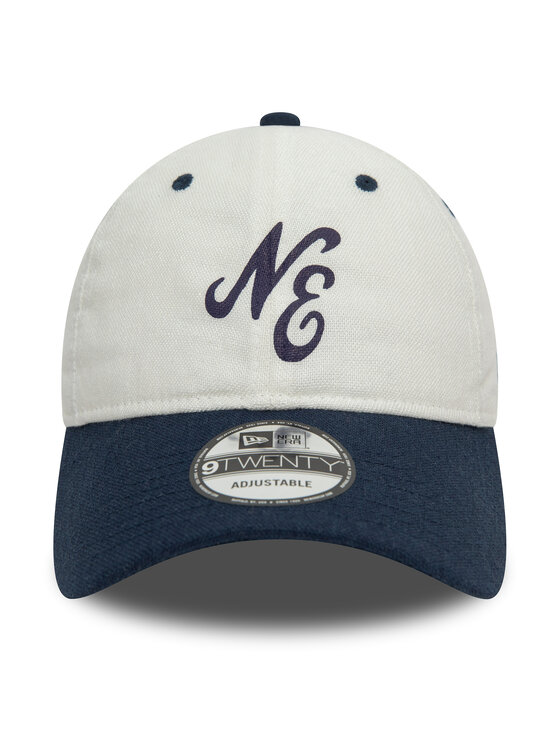 New Era New Era Czapka z daszkiem Linen Script 920 Ne 60503546 Écru