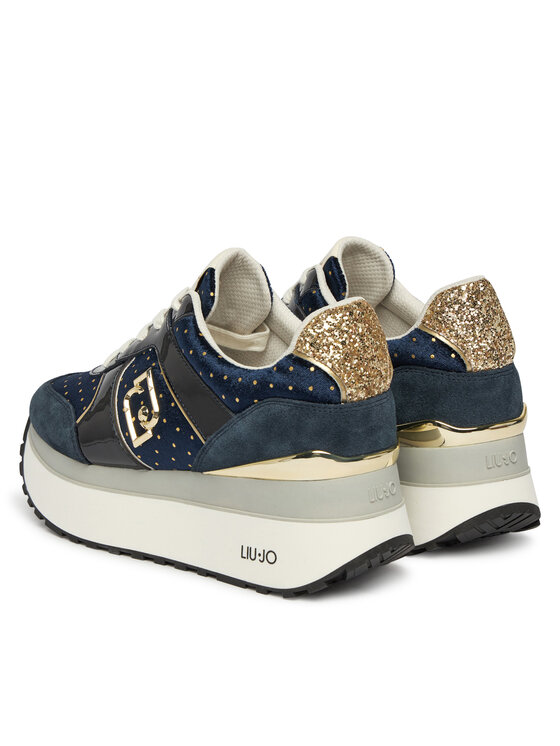 Liu Jo Liu Jo Sneakers Maxi Wonder Plus 02 BF6009 PX901 Blu scuro