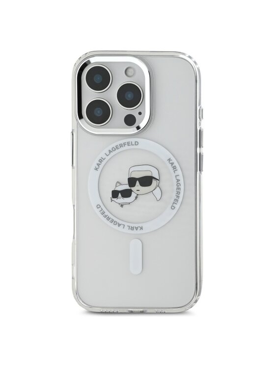 KARL LAGERFELD KARL LAGERFELD Etui na telefon Apple iPhone 16 Pro Max Biały
