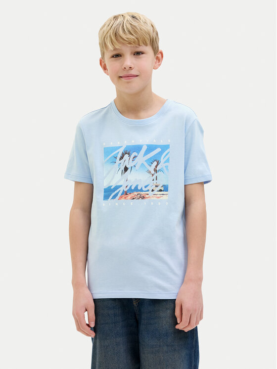Jack & Jones Junior Jack & Jones Junior T-shirt Colton 12269809 Celeste Regular Fit