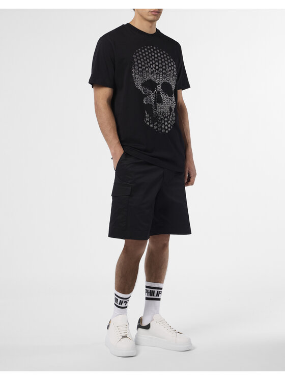 PHILIPP PLEIN PHILIPP PLEIN T-Shirt 29725 Czarny Regular Fit