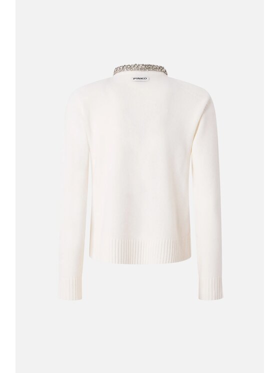 PINKO PINKO Kardigan Colonia Cardigan Biały