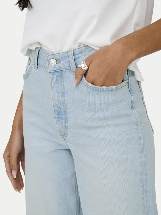ONLY ONLY Blugi Juicy 15359784 Albastru Wide Leg