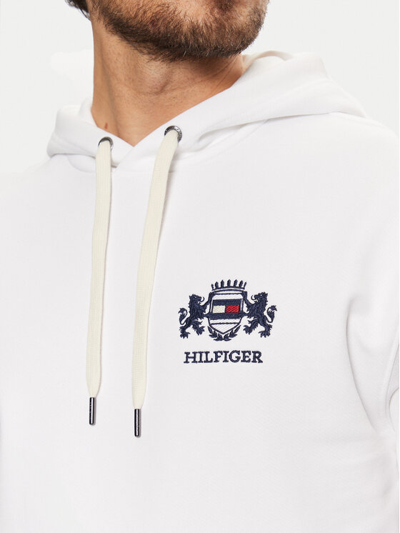 Tommy Hilfiger Tommy Hilfiger Mikina MW0MW37462 Bílá Regular Fit