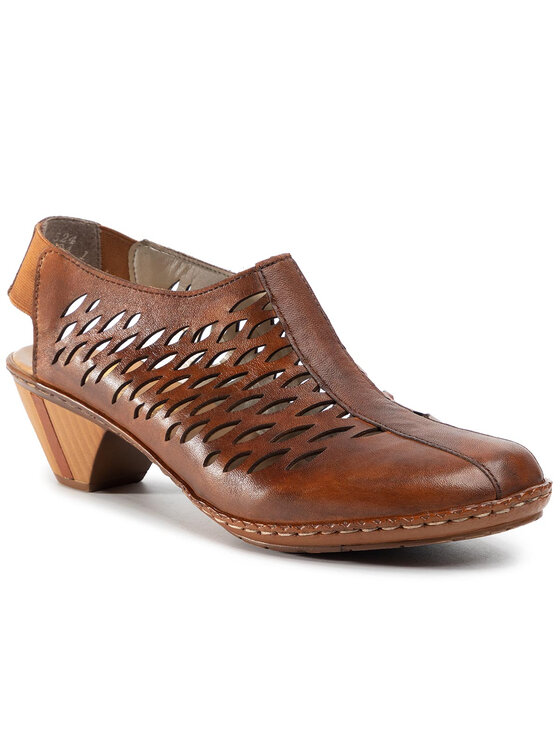 Rieker Sandały 46775-24 Brązowy