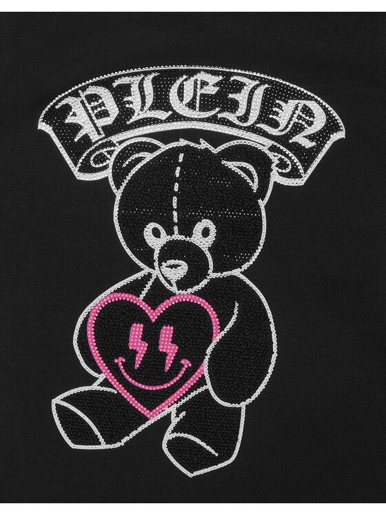 PHILIPP PLEIN PHILIPP PLEIN T-Shirt 20441 Czarny Regular Fit