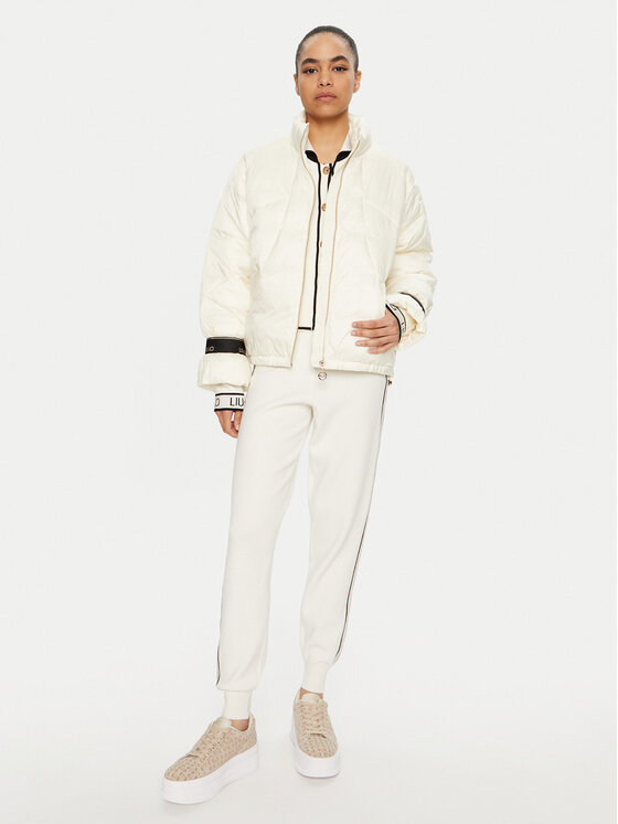Liu Jo Liu Jo Kurtka zimowa TF4154 TS072 Écru Regular Fit