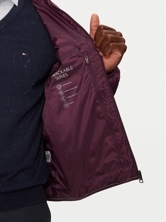 Tommy Hilfiger Tommy Hilfiger Преходно яке Core Circular MW0MW18763 Бордо Regular Fit