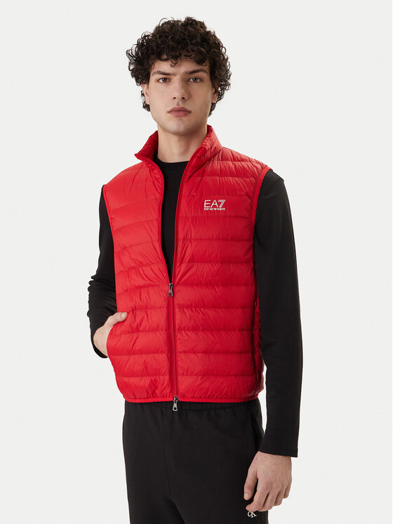 EA7 Emporio Armani EA7 Emporio Armani Mellény 8NPQ06 PNGPZ U5072 Piros Regular Fit