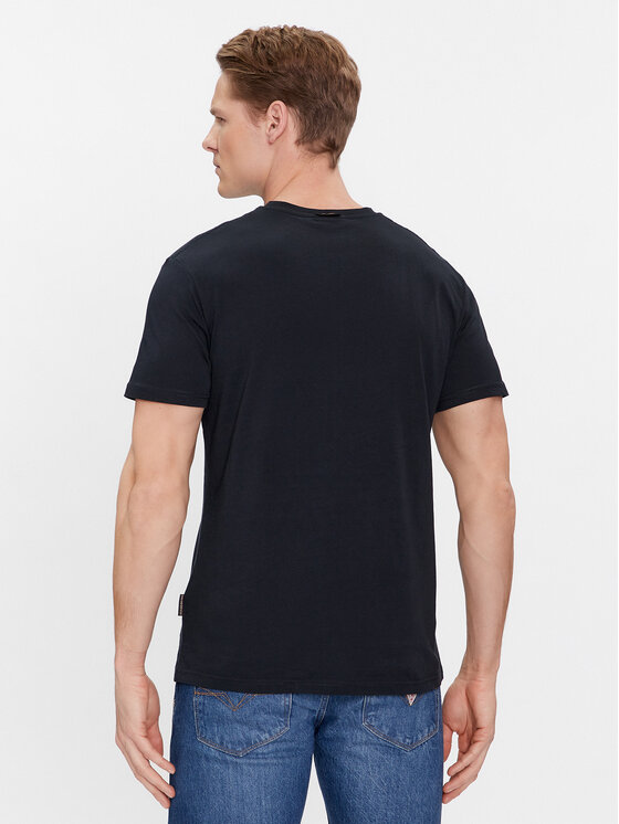 Napapijri Napapijri T-Shirt Forsteri NP0A4HM6 Schwarz Regular Fit