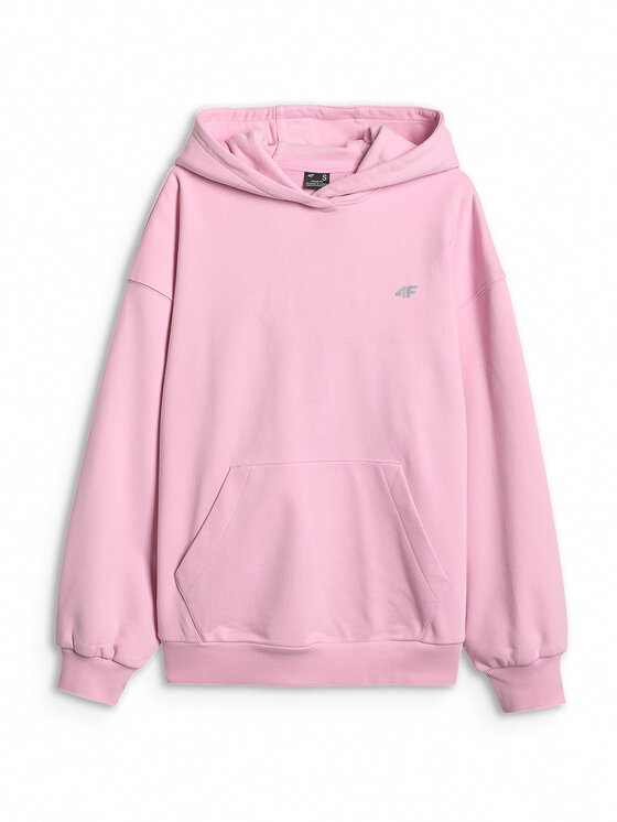 4F 4F Bluza ESSENTIAL 4 Różowy Loose Fit
