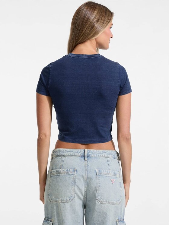 Guess Jeans Guess Jeans T-Shirt 176219 Niebieski Classic Fit