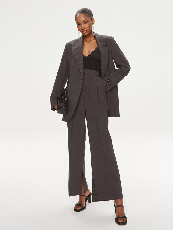 Herskind Herskind Marynarka 5101519 Szary Oversize