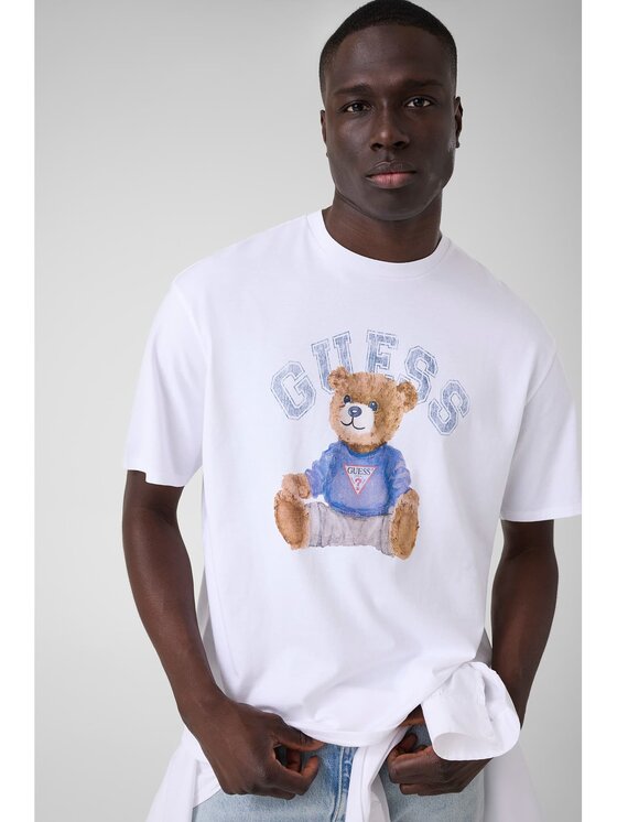 Guess Guess T-Shirt 182885 Λευκό Classic Fit
