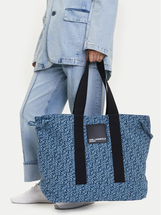 Karl Lagerfeld Jeans Karl Lagerfeld Jeans Torebka A2W50005 Niebieski