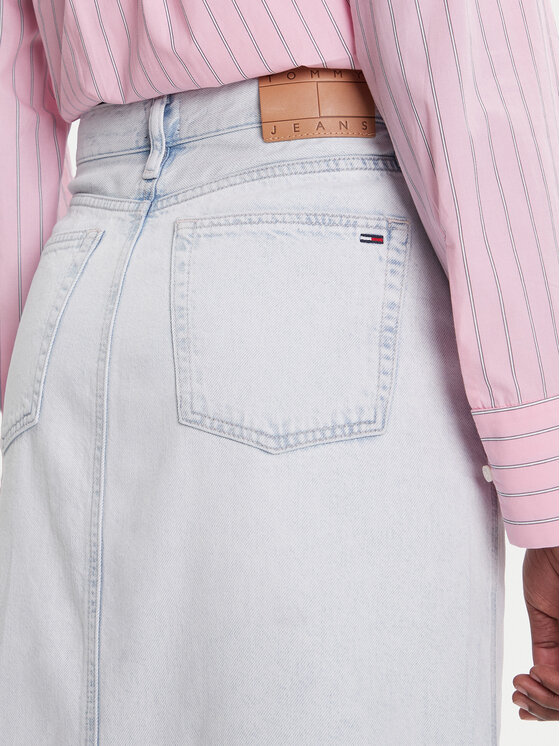 Tommy Jeans Tommy Jeans Spódnica jeansowa Claire DW0DW21069 Niebieski Regular Fit