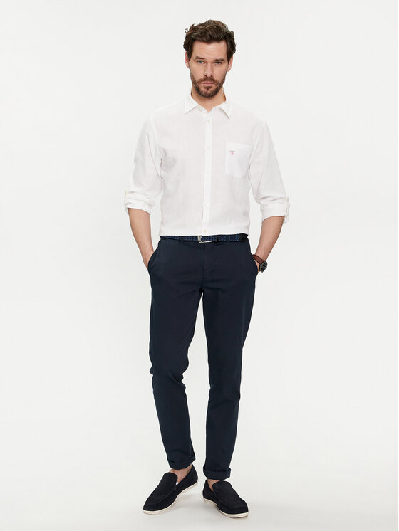 Guess Guess Риза F4GH00 WG3L0 Бял Regular Fit