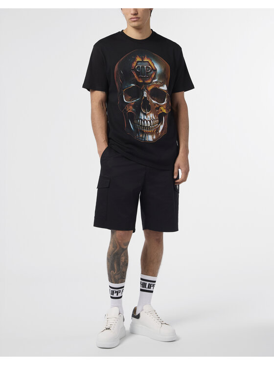 PHILIPP PLEIN PHILIPP PLEIN T-Shirt 29025 Czarny Regular Fit
