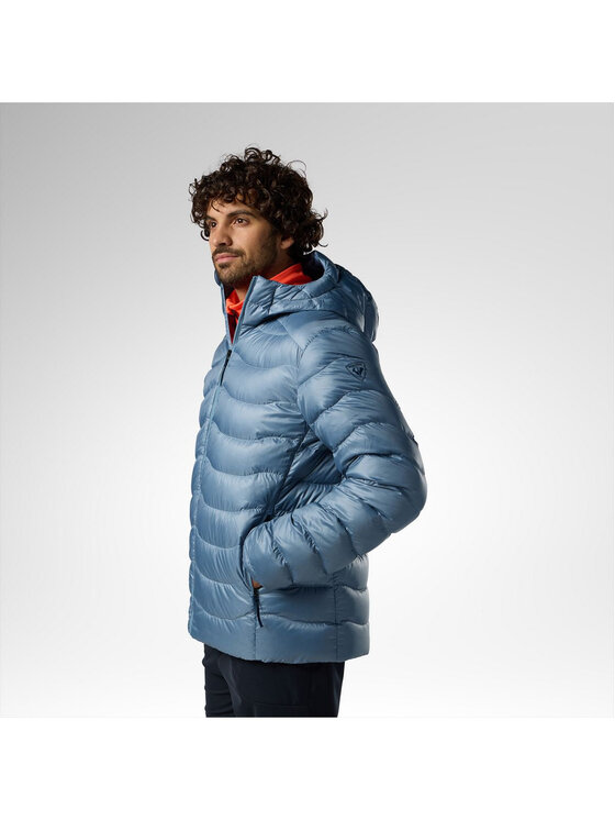 Rossignol Rossignol Kurtka puchowa M Verok Down Hoodie Jacket Niebieski Regular Fit