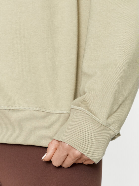 New Balance New Balance Felpa Essentials Stacked Logo French Terry Crewneck WT31532 Verde Regular Fit
