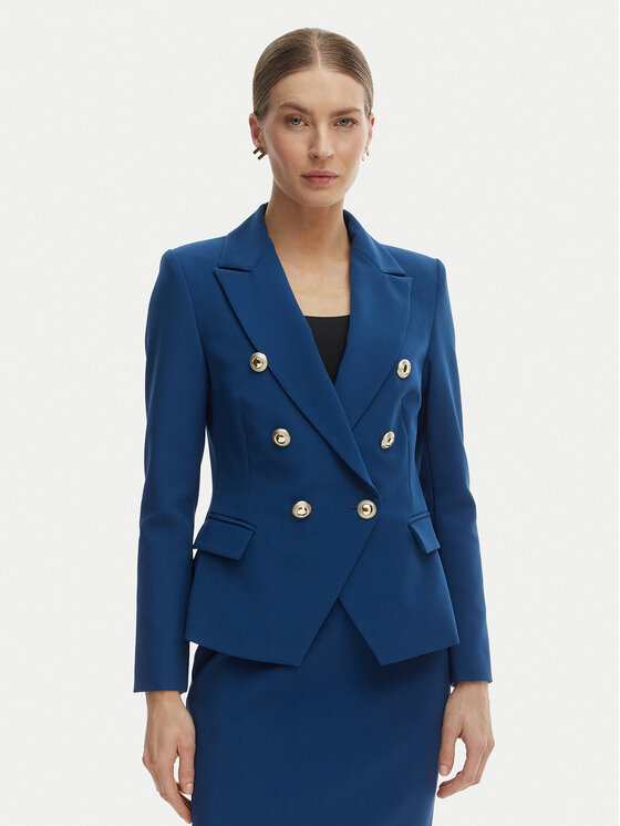 Rinascimento Rinascimento Švarkas CFC0128639003 Mėlyna Regular Fit