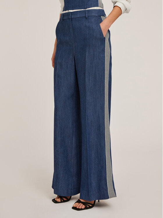 Motivi Motivi Pantaloni di tessuto P080Q004140N034 Blu Over Fit