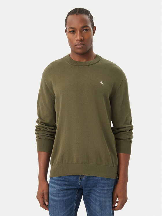 Calvin Klein Jeans Calvin Klein Jeans Džemper LV04RH325G Kaki Regular Fit