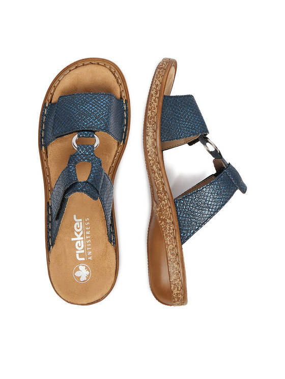 Rieker Rieker Natikači CEO-628P9-14 Mornarsko modra