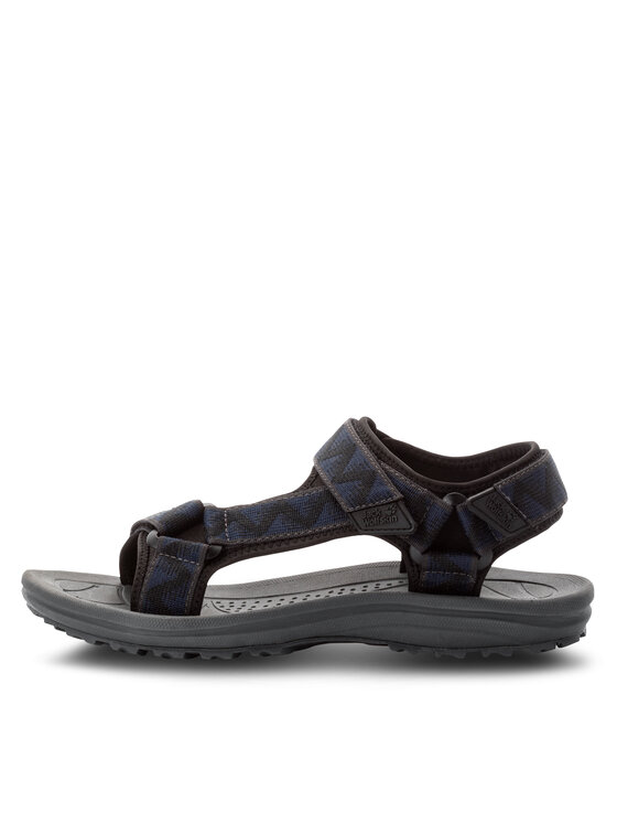 Jack Wolfskin Jack Wolfskin Sandały Wave Breaker M 4052011 Granatowy