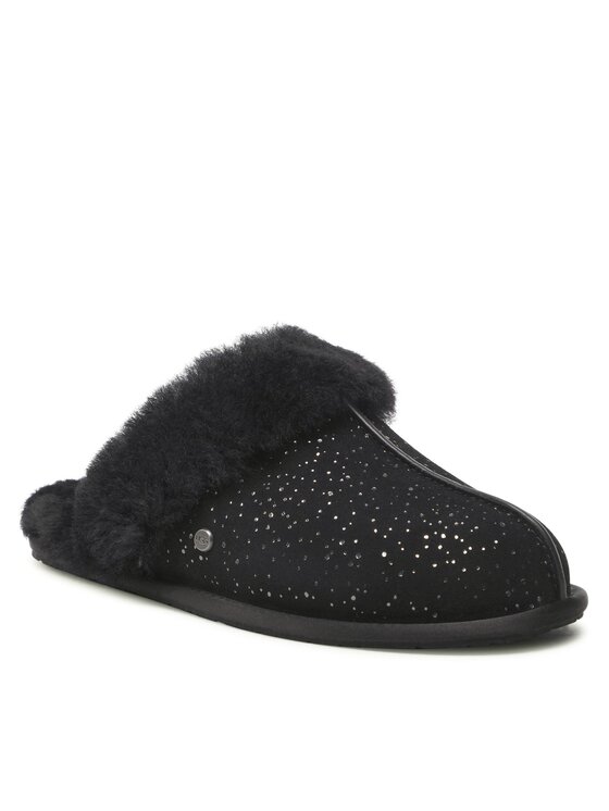 Ugg Пантофи W Scuffette II Metellic Spots 1137530 Черен