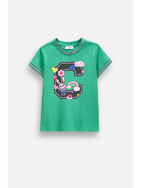 Coccodrillo Coccodrillo T-Shirt ZC6143202AGK-011 Zelená Regular Fit