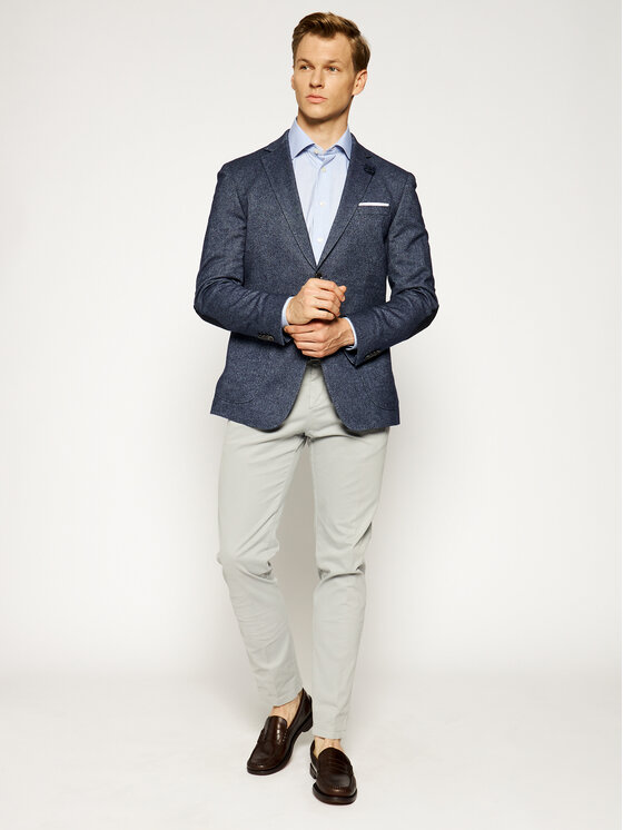 Eton Eton Marškiniai 354879511 Mėlyna Slim Fit