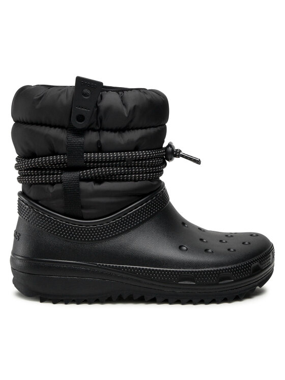 Cizme de zăpadă Crocs Classic Neo Puff Luxe Boot W 207312 Black
