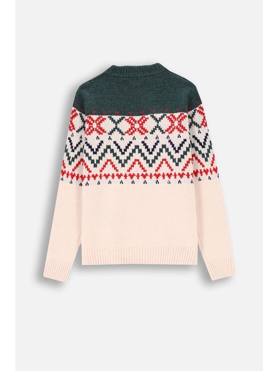 Coccodrillo Coccodrillo Sweter ZC4172101EJB-022 Kolorowy Regular Fit