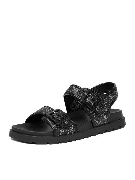 Guess Guess Sandały CEO-BS6702-02(V)CH Czarny